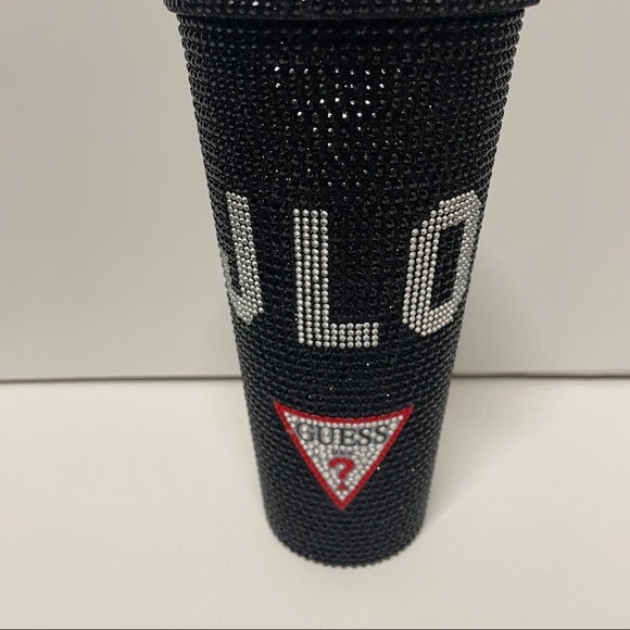 GUESS JLO Jennifer Lopez Black Bling Tumbler Limited Edition HTF - Picture 3 of 4